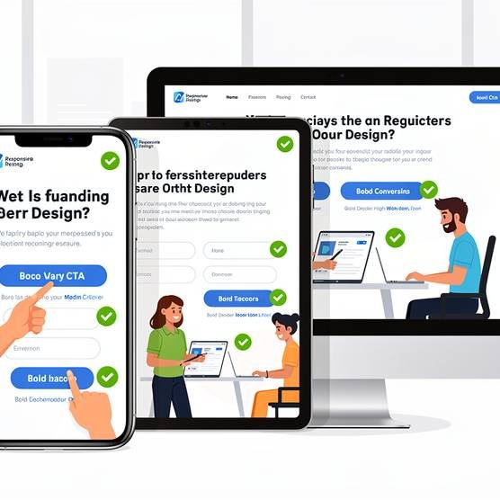 responsive conversion rate optimization across desktop tablet and mobile devices with improved user experience