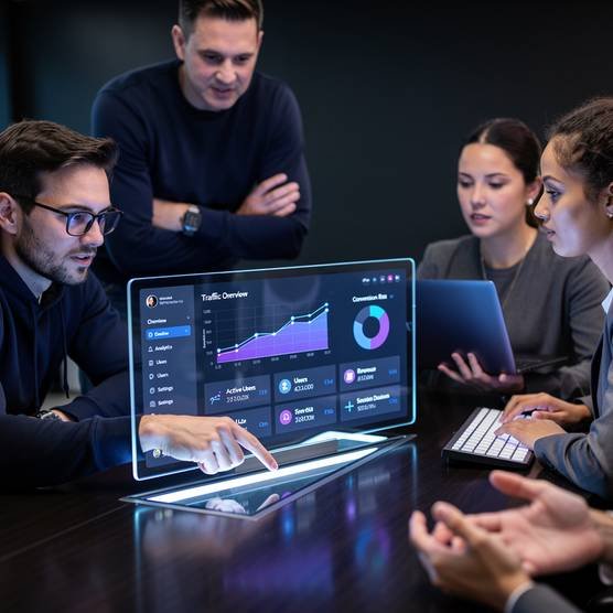 Web developers intensely collaborating on custom web application UI, showcasing reliable custom web development solutions