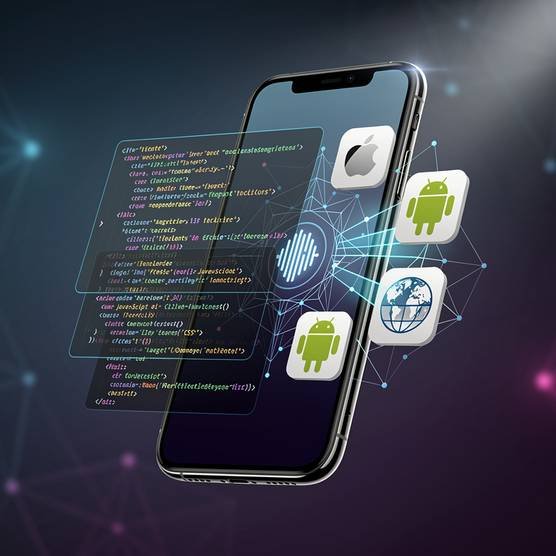 Hybrid app development for iOS Android and web platforms