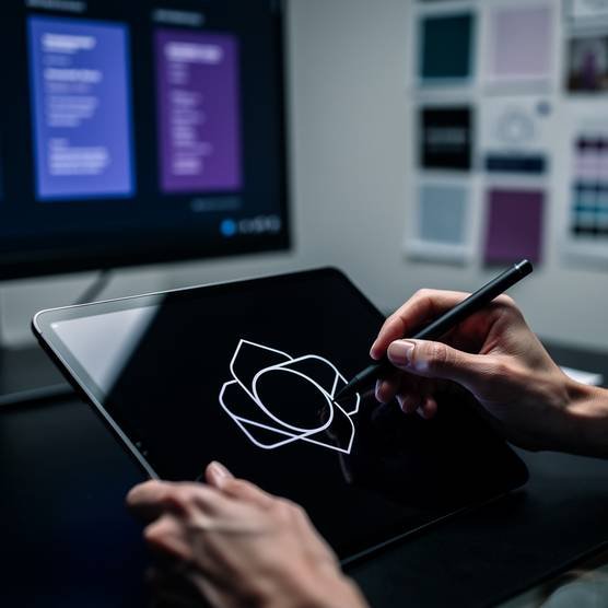 Professional logo design services building strong brand identities with strategic research and creative expertise