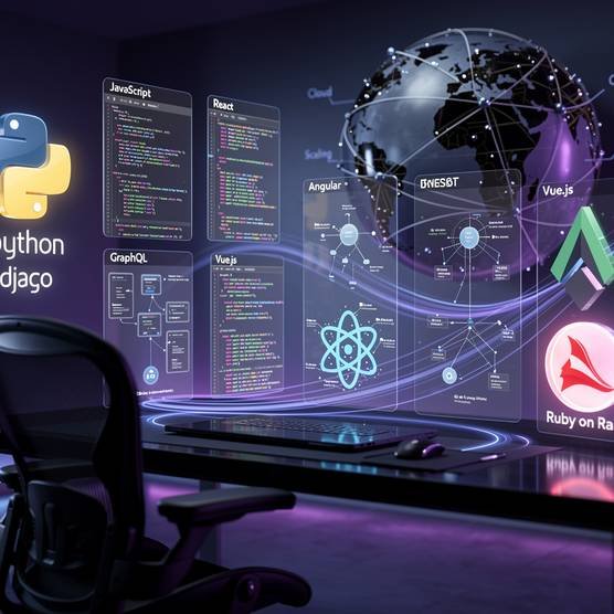 web application development services — responsive left