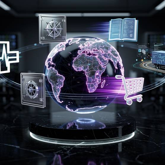 Global industries connected through secure and dynamic web application development
